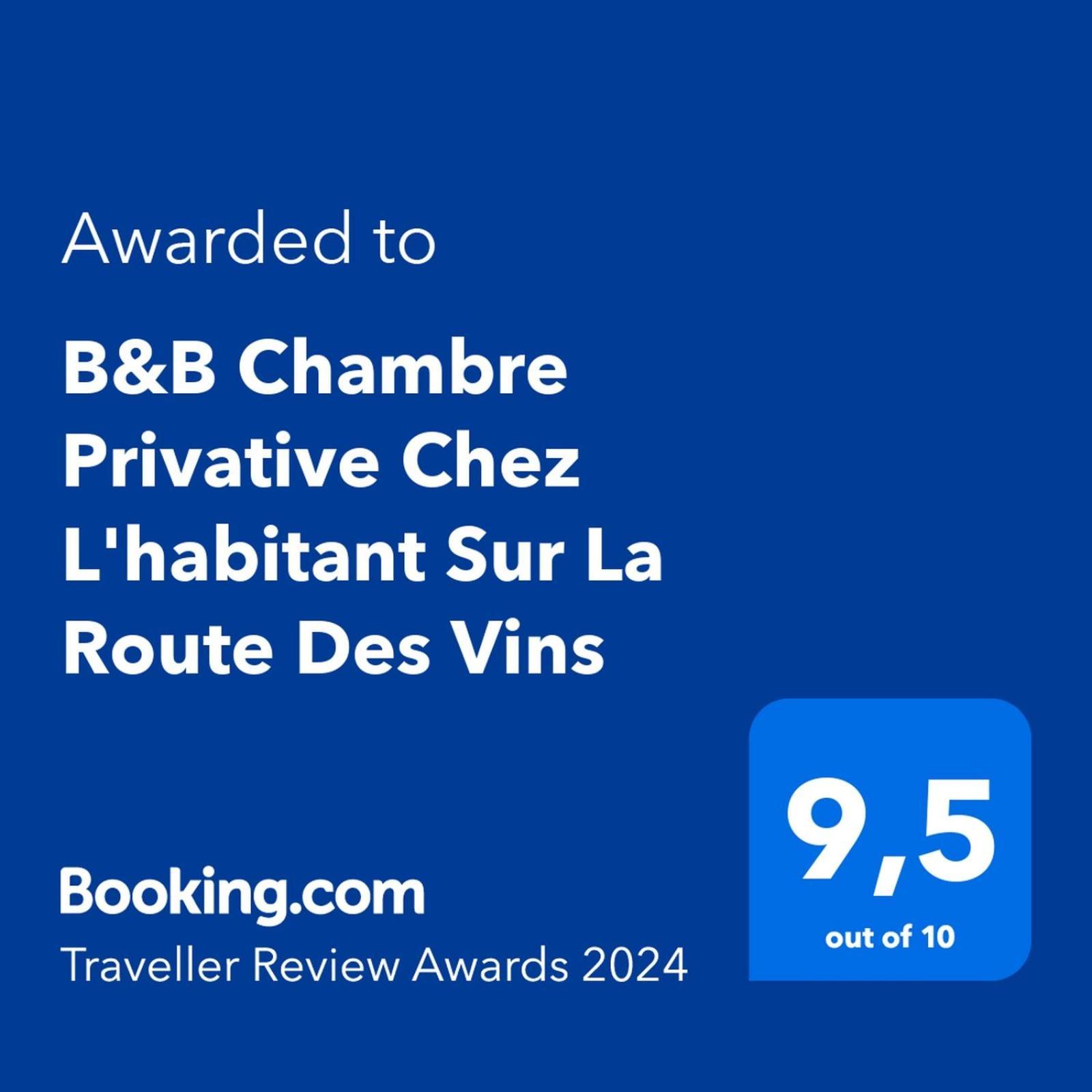 B&B Chez L'Habitant Chambre Privative Sur La Route Des Vins Tv Parking Box Velo Issenheim Zewnętrze zdjęcie